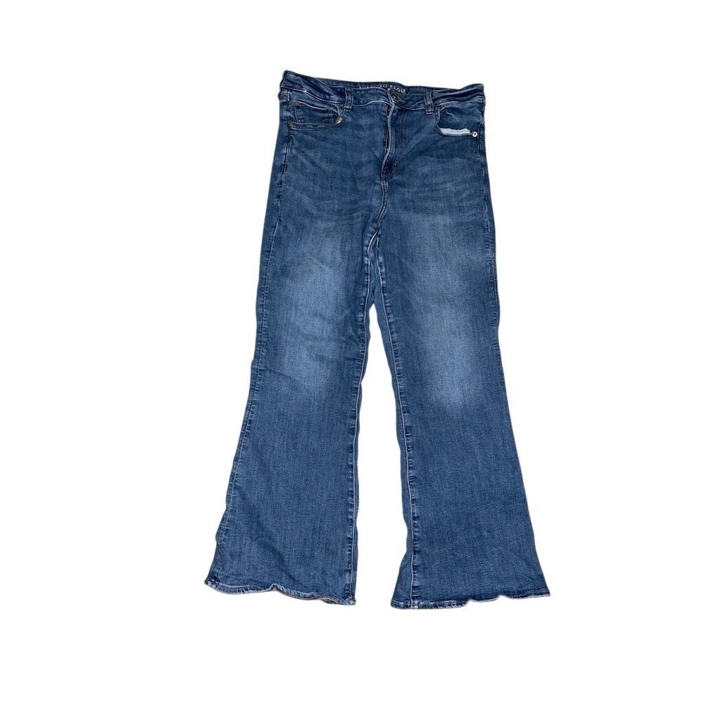 American Eagle Next Level Stretch Bootcut Jeans Womens Size‎ 16 Medium 36x32 AEO